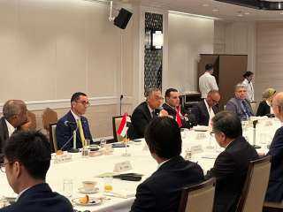وزير الاستثمار والتجارة الخارجية يشارك بإفطار عمل بمشاركة كبرى الشركات اليابانية