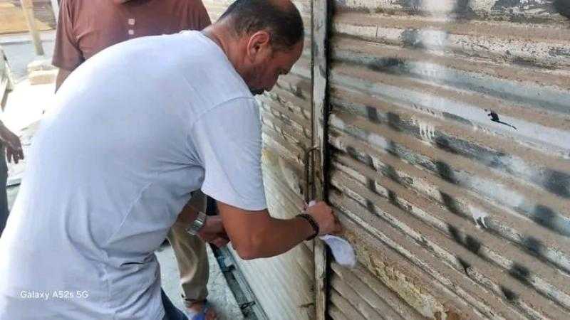 استمرار حملات غلق وتشميع محال فرز القمامة بمدينة بورفؤاد ببورسعيد