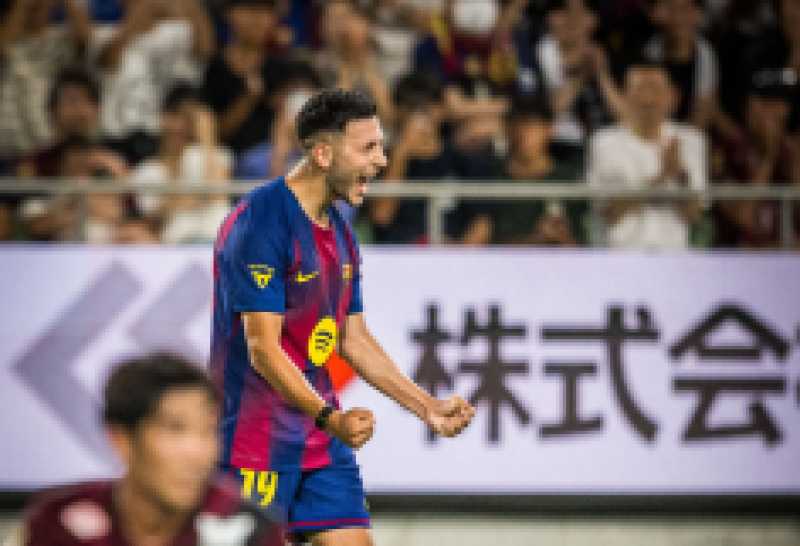 برشلونة يفوز على فيسيل كوبي بثلاثية وديا