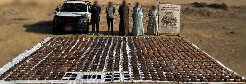 سقوط تشكيل عصابي شديد الخطورة بحوزة طن حشيش بقيمة 100 مليون جنيه