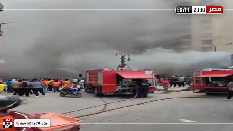 حريق يلتهم مطعم كرم الشام