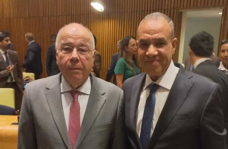 وزير الخارجية يجرى مباحثات مع نظيره البرازيلى علي هامش مؤتمر حل الدولتين بنيويورك