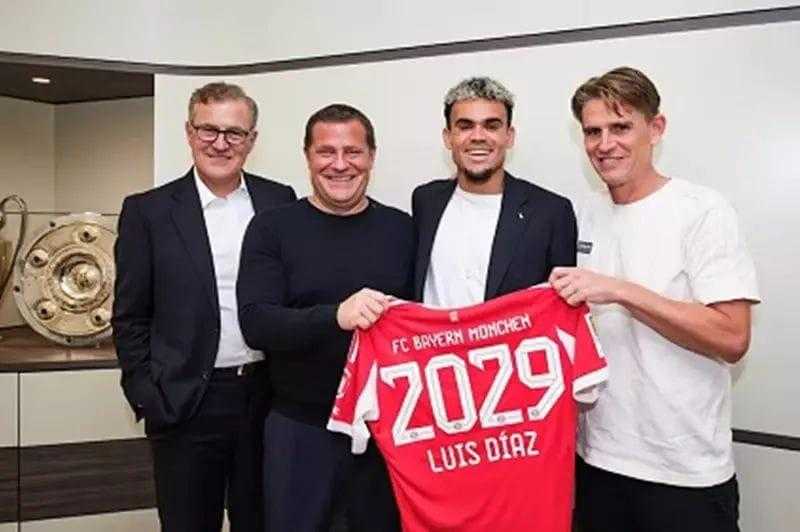رسميًا.. بايرن ميونخ يُعلن ضم لويس دياز من ليفربول حتى 2029