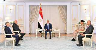 السيسي يبحث مع وزير الخارجية الإيطالي تطورات الأوضاع في الأراضي الفلسطينية وجهود وقف إطلاق النار