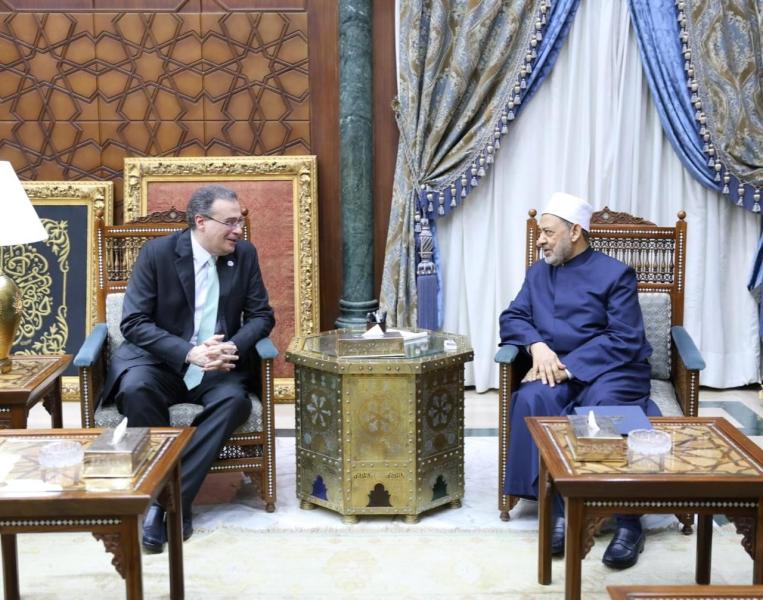 شيخ الأزهر يبحث مع رئيس الجهاز المركزي للتنظيم والإدارة مراحل تنفيذ تعيين 40 ألف معلّم