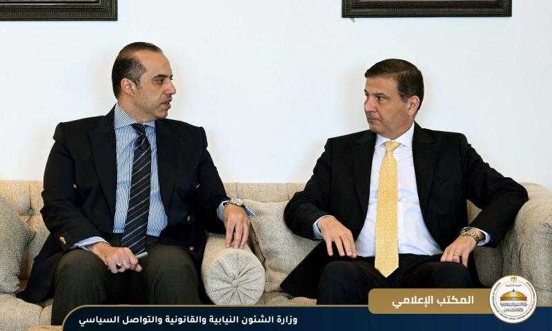وزيرا الشئون النيابية والزراعة يواصلان التشاور حول مشروع تعديلات قانون التعاونيات الزراعية