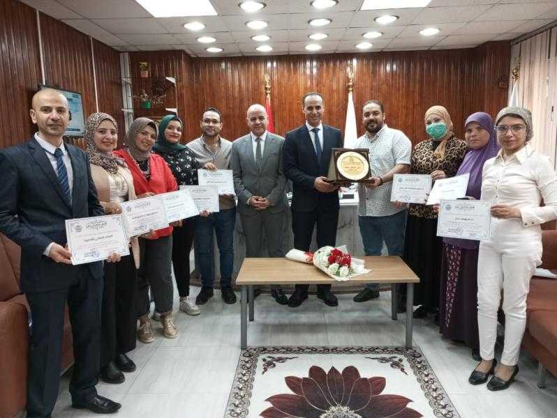 جميعه يكرم فريق الجودة  تقديراً لجهودهم في اعتماد المنشآت الصحية ضمن GAHAR