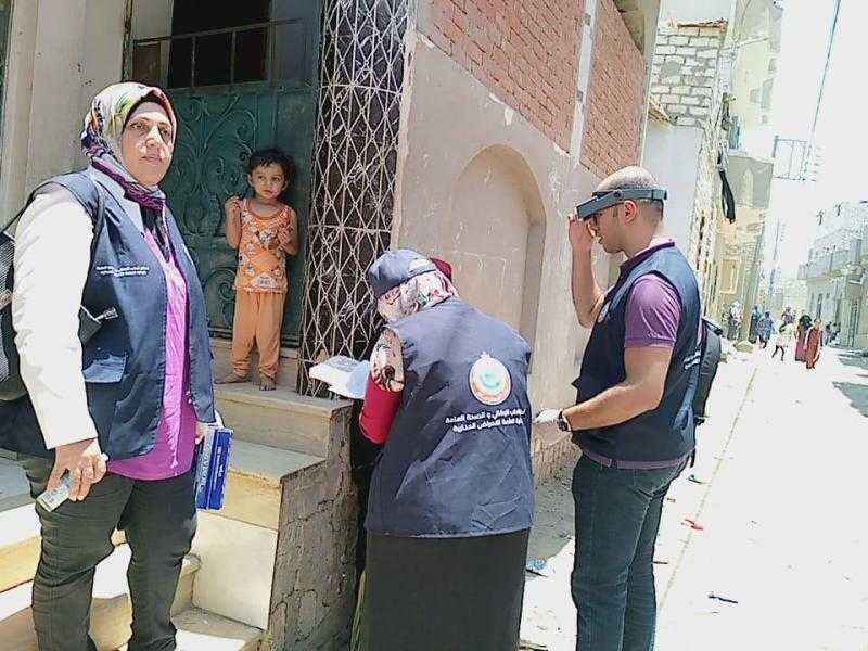 وزارة الصحة تعلن اكتمال المرحلتين الأولى والثانية من المسح الميداني لمرض التراكوما في محافظتي الفيوم وبني سويف