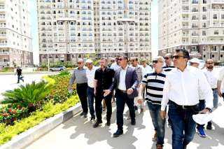 وزير الإسكان يتفقد مشروع التجمع العمراني «صوارى» بمنطقة غرب كارفور بالإسكندرية
