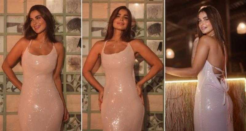 رانيا منصور تستمتع بإجازتها في الساحل الشمالي وتستعرض إطلالتها