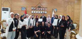 رئيس جامعة بنها يكرم الفائزين في مسابقة مؤسسة Enactus” لعام 2025