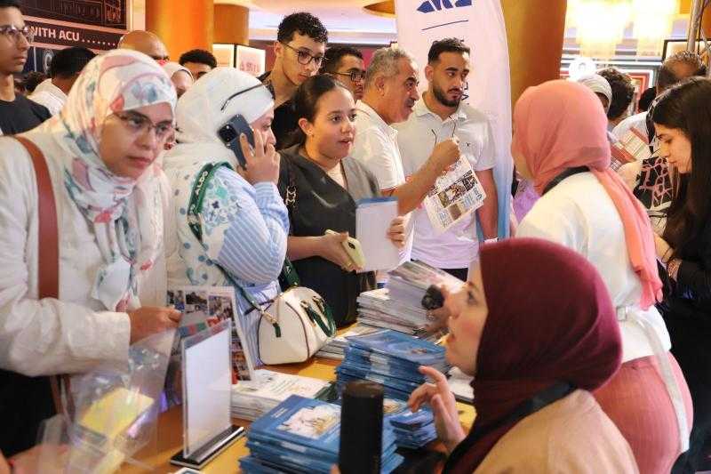 إقبال غير مسبوق على جناح جامعة عين شمس في الملتقى والمعرض الدولي للتعليم العالي والتدريب  EduGate في دورته الـ ١٧