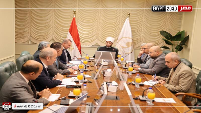 وزير الأوقاف يستقبل رئيسي صندوق التنمية الحضرية وهيئة الأوقاف