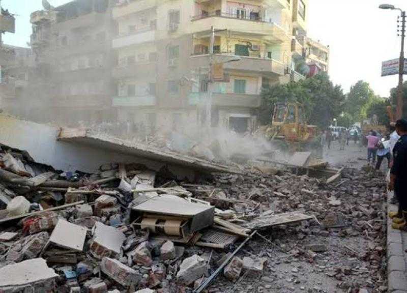 إصابة 5 أشخاص فى انهيار عقار بالشرقية