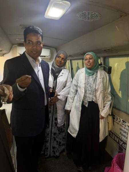 وكيل وزارة الصحة بالأقصر يتفقد أعمال المبادرة الرئاسية ١٠٠ يوم صحة بمدينة البياضية