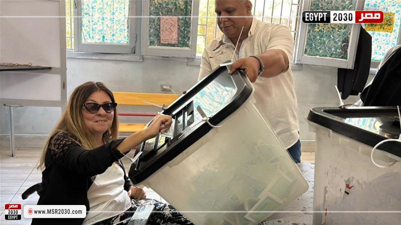 الدكتورة إيمان كريم المشرف العام على المجلس القومي للأشخاص ذوي الإعاقة