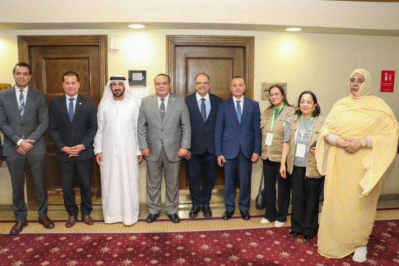 رئيس البرلمان العربي يلتقي رئيس الهيئة الوطنية للانتخابات ويشيد بسلاسة سير العملية الانتخابية لمجلس الشيوخ المصري