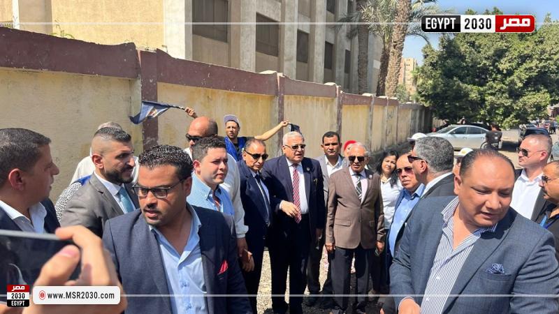 النائب اللواء أ.ح أحمد العوضي رئيس لجنة الدفاع والأمن القومي بمجلس النواب خلال الجولة