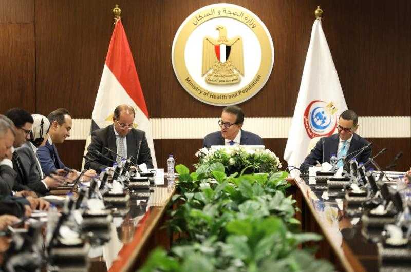 وزير الصحة يترأس اجتماعًا لمتابعة موقف ملف المساهمة التكافلية بمنظومة التأمين الصحي الشامل