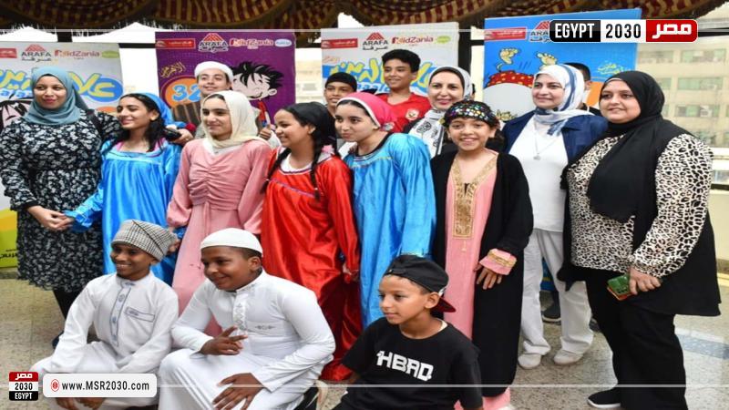 الأطفال في ورشة علاء الدين