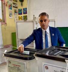 وكيل تضامن النواب يدلي بصوته في انتخابات مجلس الشيوخ 2025