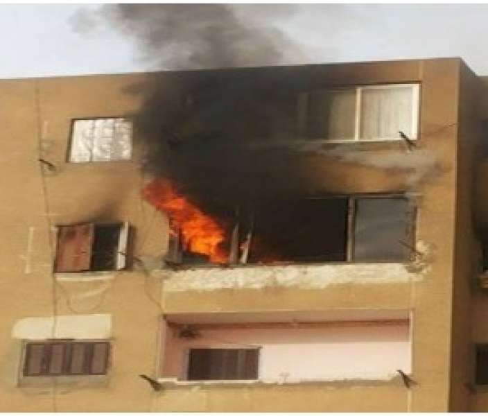 حريق ئقة 