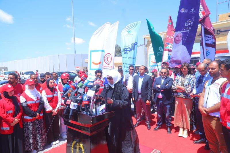 رئيس «الباقيات الصالحات» من أمام معبر رفح: حضورنا يؤكد دعم مصر للقضية الفلسطينية