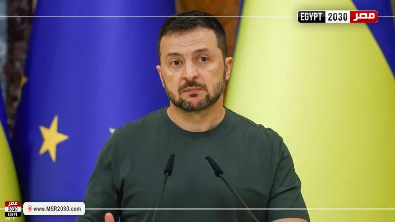  الرئيس الأوكراني فلاديمي زيلينسكي 