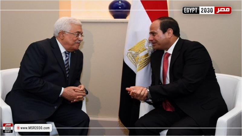 السيسي ونظيره الفلسطيني