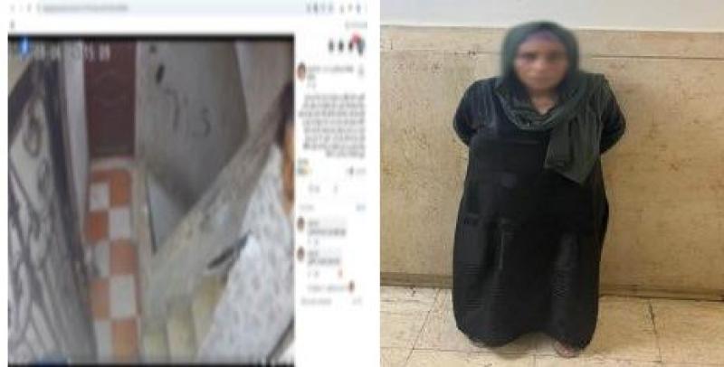 الداخلية تكشف ملابسات فيديو سيدة تحمل سكين وتطرق أبواب شقق بالجيزة