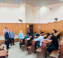 رئيس جامعة الدلتا التكنولوجية يتابع سير اختبارات الدور الثانى للعام الجامعى ٢٠٢٥/٢٠٢٤
