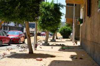 استمرار العمل في تطوير ورفع كفاءة شارعي عادل الجزار وامتداد نور الإسلام بمدينة بورفؤاد ببورسعيد
