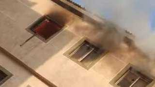 حريق محدود في مبنى حي شرق شبرا الخيمة بسبب ماس كهربائي