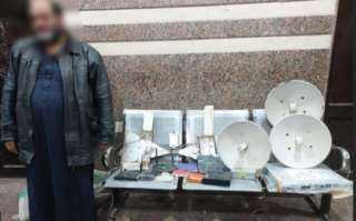 ضبط 3 محطات بث فضائي غير مرخص فى كفر الشيخ