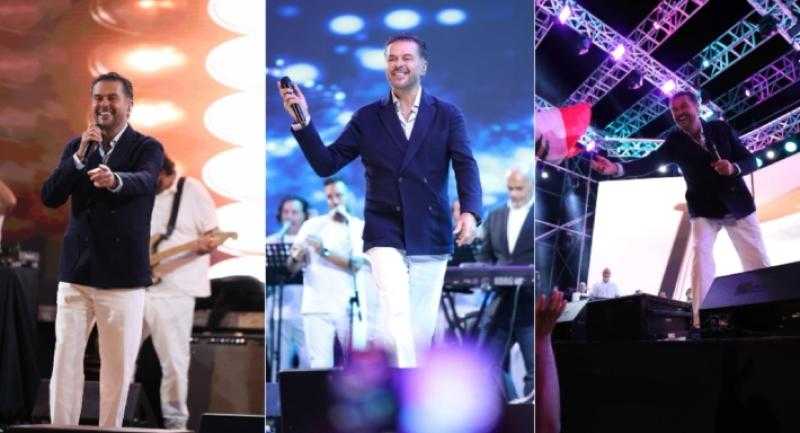 راغب علامة يتألق في مهرجان ”أهمج” ويكشف تفاصيل مكالمته مع مصطفى كامل