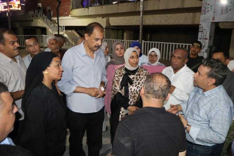 محافظ سوهاج يتفقد مشروعات تطوير الممشى السياحي والميادين العامة
