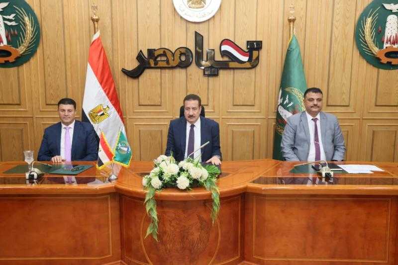محافظ المنوفية : الازالة الفورية في المهد لكافة أشكال التعديات على الأراضى الزراعية وأملاك الدولة والمتغيرات المكانية