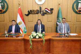محافظ المنوفية : الازالة الفورية في المهد لكافة أشكال التعديات على الأراضى الزراعية وأملاك الدولة والمتغيرات المكانية