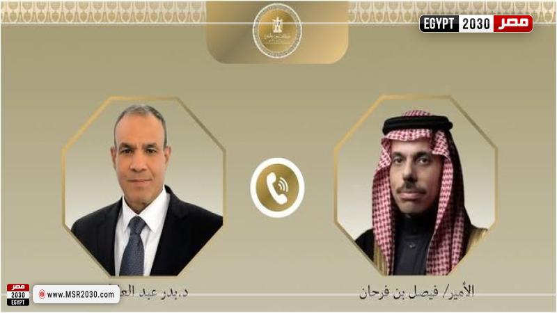 عبد العاطي ونظيره السعودي