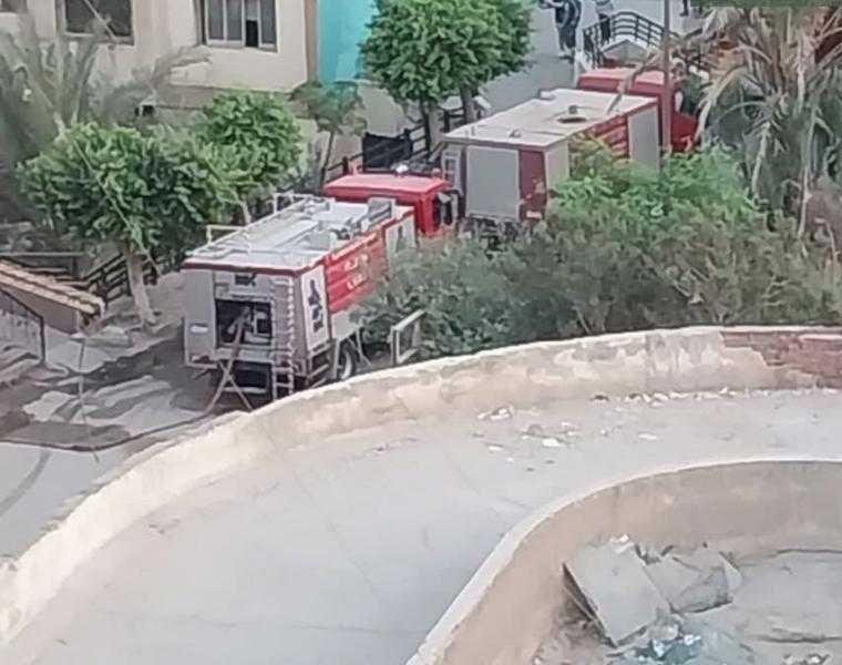 تفاصيل نشوب حريق داخل مستشفى حلوان العام