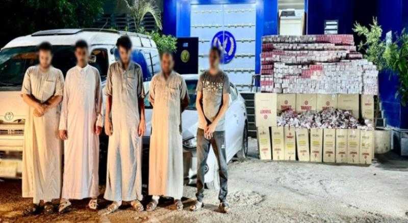 ضبط عناصر جنائية بالإسكندرية والبحيرة لترويجهم السجائر المهربة