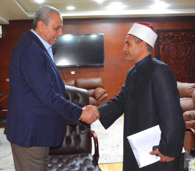 محافظ الغربية يستقبل رئيس المنطقة الأزهرية الجديد
