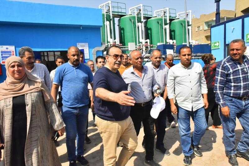 محافظ أسيوط يتفقد محطة مياه البورة بعد أعمال الإحلال والتجديد لخدمة أكثر من 32 ألف مواطن