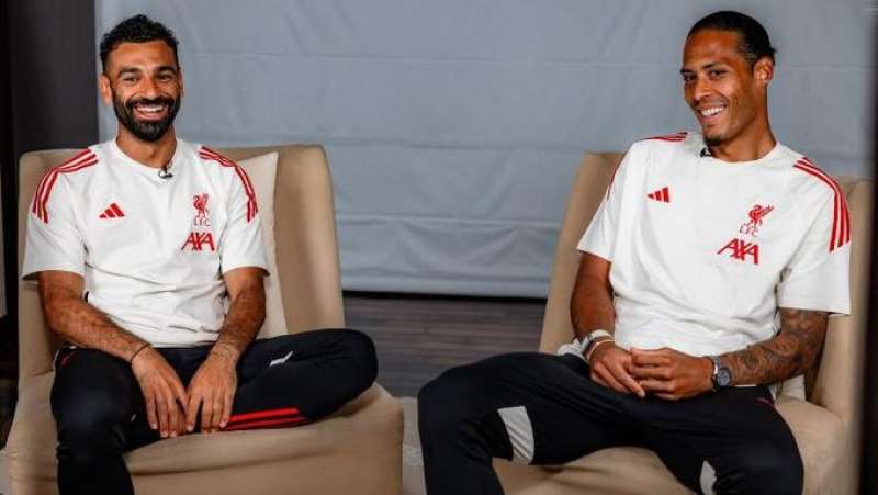 فان دايك ومحمد صلاح