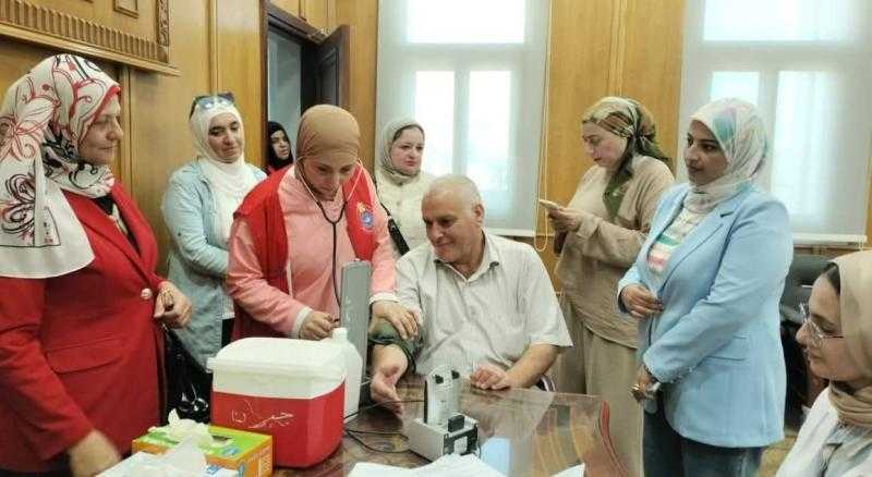 جامعة المنوفية تشارك في المبادرة الرئاسية 100 يوم صحة بكلية الحاسبات والمعلومات