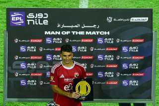 أحمد مصطفى زيزو رجل مباراة الأهلي وفاركو في دوري نايل