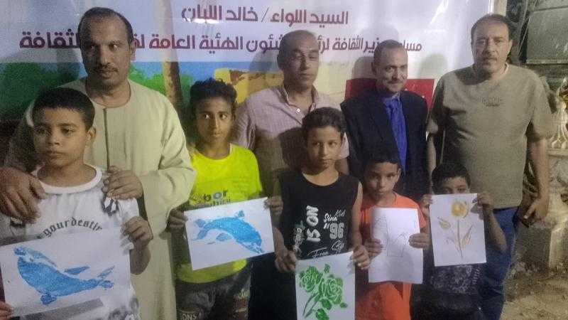 قصور الثقافة تعزز دور الإبداع في القرى بأنشطة متنوعة في منفلوط