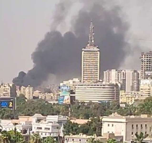  حريق هائل يلتهم مخازن بولاق أبو العلا