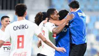 التعادل السلبي يحسم الشوط الأول بين الزمالك والمقاولون