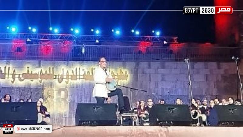 سعد الأرتيست فى مهرجان القلعة